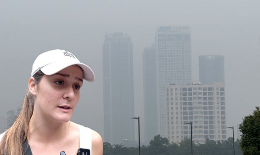 Khách tây sốc trước tình trạng ô nhiễm không khí tại Hà Nội