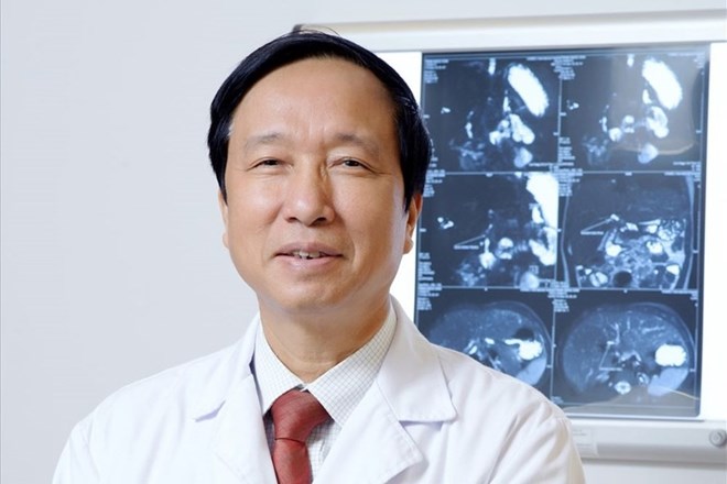 GS.TS Nguyễn Thanh Liêm - Viện trưởng Viện Nghiên cứu tế bào gốc & công nghệ Gen Vinmec. Ảnh: LĐO.