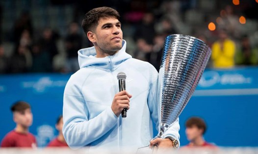 Carlos Alcaraz đặt ra mục tiêu cho mình trong năm 2024. Ảnh: Tennis 365