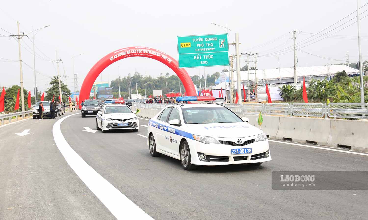 Cao tốc Tuyên Quang - Phú Thọ chính thức khánh thành, thông xe. Ảnh: Nguyễn Tùng