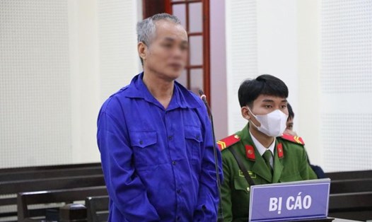 Bị cáo Nguyễn Văn Cảnh tại phiên tòa xét xử sơ thẩm. Ảnh: Quỳnh Trang
