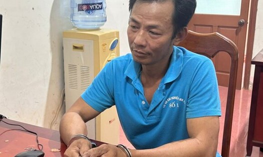 Đối tượng Bùi Văn Phi đã bị cơ quan chức năng bắt giữ sau hơn 28 năm lẩn trốn truy nã về tội giết người. Ảnh: Minh Quỳnh