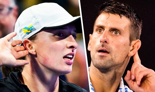 Iga Swiatek và Novak Djokovic có mùa giải 2023 thành công để thu về mức tiền thưởng cao. Ảnh: Eurosport