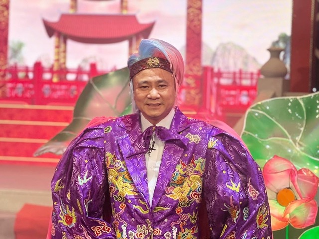 NSND Tự Long đóng vai Táo Mạng trong chương trình Táo Quân năm 2022. Ảnh: Facebook nhân vật