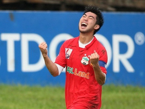 Lee Nguyễn từng thi đấu ấn tượng tại V.League trong màu áo Hoàng Anh Gia Lai. Ảnh: Hoàng Anh