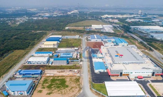 Một Khu Công nghiệp tại tỉnh Ninh Thuận vừa tái khởi động sai nhiều năm. Ảnh: KCNNT