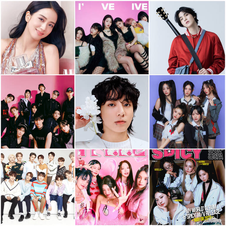 Một số gương mặt nổi bật trong danh sách đề cử Bài hát và Album xuất sắc nhất: Jisoo, IVE, Suga, Jungkook, NewJeans, Seventeen...
