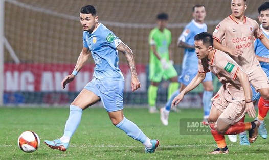 Câu lạc bộ Nam Định chạm trán Công an Hà Nội tại vòng 5 V.League. Ảnh: Minh Quân