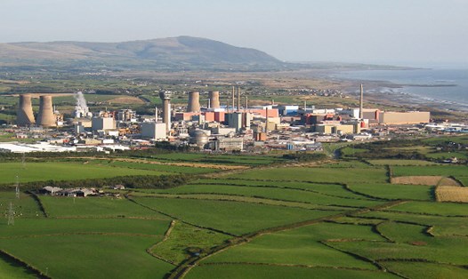 Nhà máy hạt nhân Sellafield năm 2005. Ảnh: Wiki