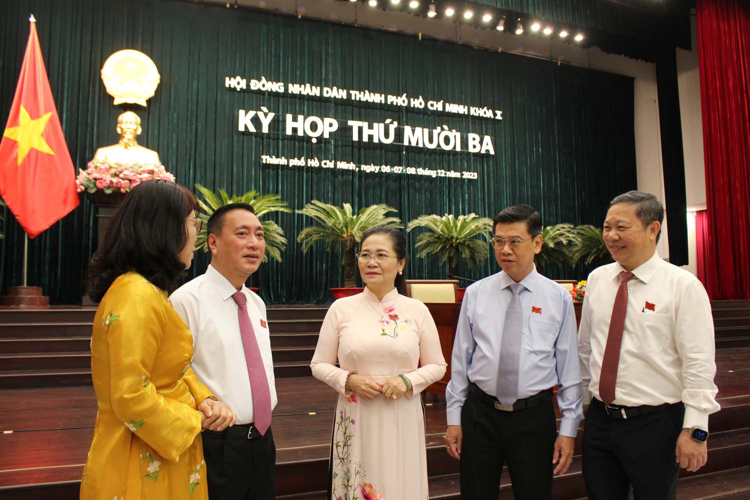 31 lãnh đạo được HĐND TPHCM lấy phiếu tín nhiệm.  Ảnh: Thành Nhân