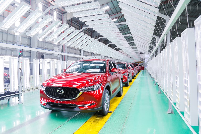 Sản lượng tiêu thụ các loại ô tô của Tập đoàn Trường Hải giảm 45% ước đạt 75,4 nghìn chiếc (giảm 36%) so với năm 2022. Ảnh: Hoàng Bin.