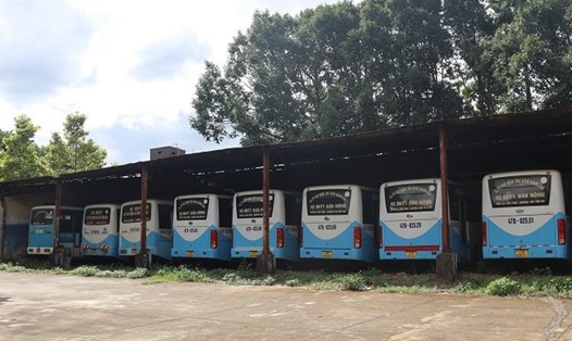 Một số tuyến xe buýt ở Đắk Lắk đã dừng hoạt động từ 1.12.2023. Ảnh: Cao Nguyên
