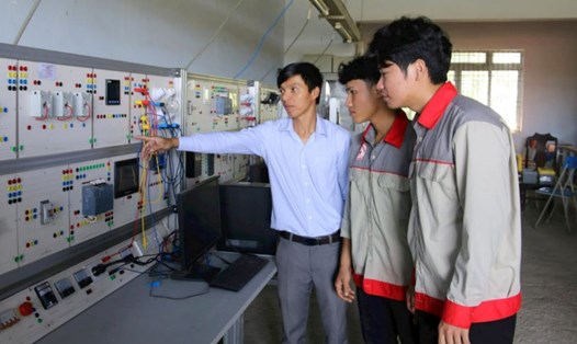 Học sinh thuộc diện hộ nghèo, hộ dân tộc thiểu số trên địa bàn tỉnh Đắk Nông được tham gia đào tạo nghề phù hợp. Ảnh: Thanh Hằng