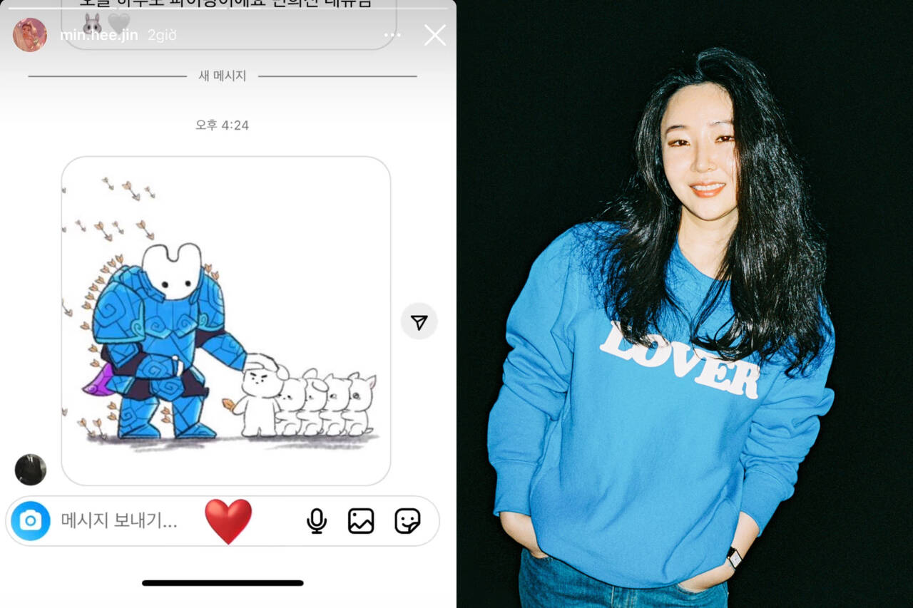 CEO Min Hee Jin chia sẻ hình ảnh ý nghĩa. Ảnh: Instagram