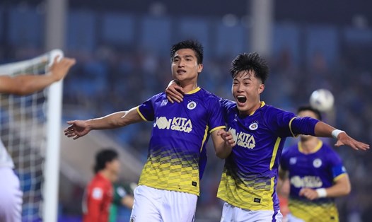 Văn Nam ghi bàn cho Hà Nội FC trong trận đấu với Urawa Red Diamonds. Ảnh: Minh Dân  