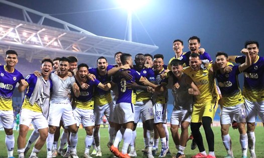 Câu lạc bộ Hà Nội khép lại hành trình AFC Champions League 2023-2024. Ảnh: Minh Dân