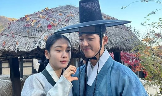 Nam Goong Min - Ahn Eun Jin được yêu thích khi đóng phim “Người yêu dấu”. Ảnh: Instagram