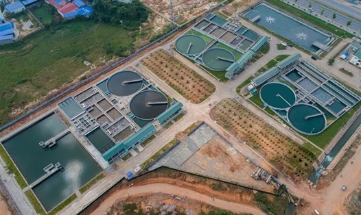 Hà Nội có 8 dự án thoát nước, thu gom xử lý nước thải chậm tiến độ. Ảnh: Hanoi.gov.vn