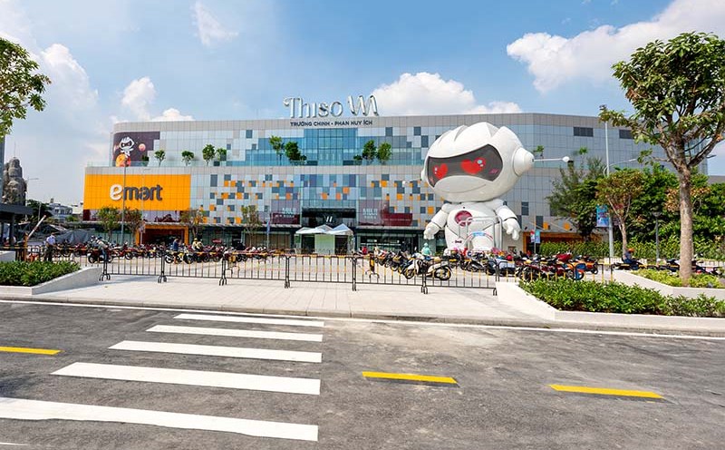 Đại siêu thị Emart Phan Huy Ích chính thức khai trương vào ngày 7.12, tại tầng 1, Trung tâm thương mại Thiso Mall Trường Chinh. Ảnh: THISO