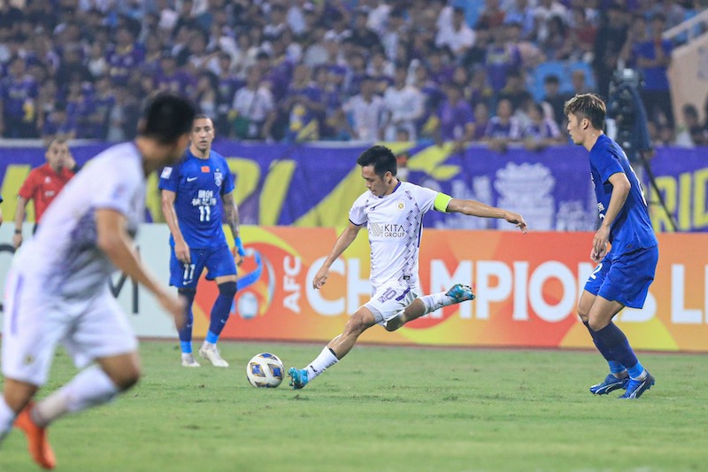 Hà Nội FC thắng 2 trận tại AFC Champions League. Ảnh: Minh Dân