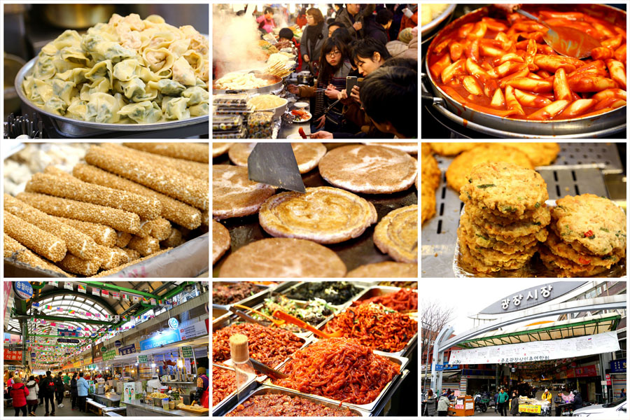 Gwangjang là thiên đường đồ ăn đường phố tại Hàn Quốc. Ảnh: Daniel Food Diary