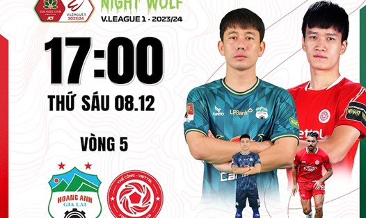 Câu lạc bộ Hoàng Anh Gia Lai tiếp đón Thể Công Viettel tại vòng 5 V.League. Ảnh: FPT Play