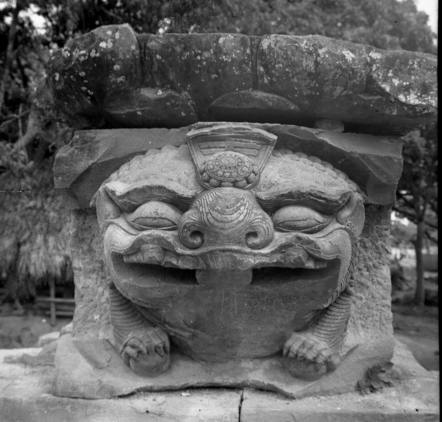 Tượng sư tử chùa Hương Lãng, bảo vật quốc gia của dân tộc Việt. Ảnh: Tư liệu