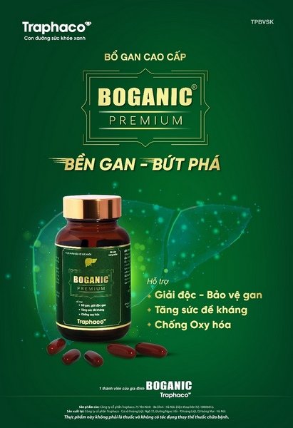 Boganic Premium - đại diện đầu tiên của dòng Đông dược cao cấp của Traphaco. Ảnh: Traphaco