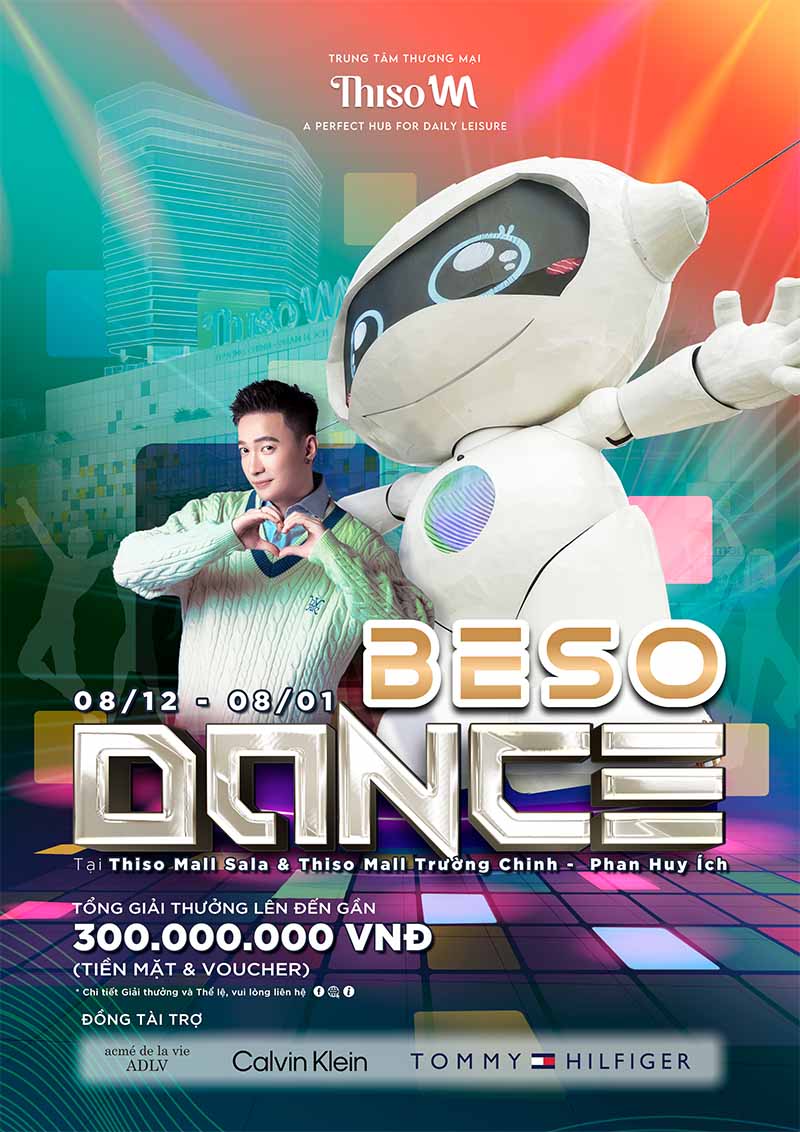 Cuộc thi “Nhảy cùng Beso” trên nền tảng mạng xã hội Facebook và Tiktok, kéo dài từ 08.12.2023 đến hết ngày 08.01.2024. Ảnh: THISO