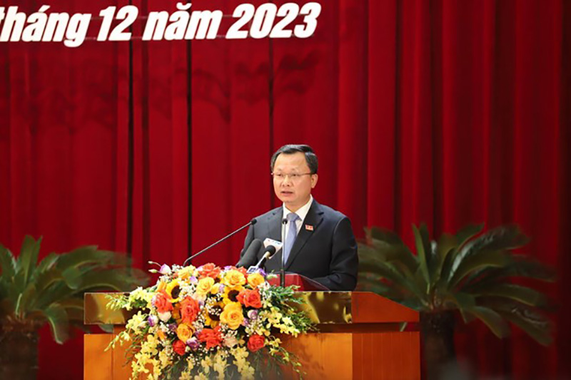 Ông Cao Tường Huy - tân Chủ tịch UBND tỉnh Quảng Ninh. Ảnh: Nguyễn Hùng 