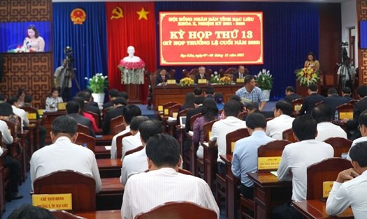 Kỳ họp thứ 13, HĐND tỉnh Bạc Liêu đã kết thúc mà không có  nội dung chất vấn, trả lời chất vấn như chương trình dự kiến ban đầu. Ảnh: Nhật Hồ