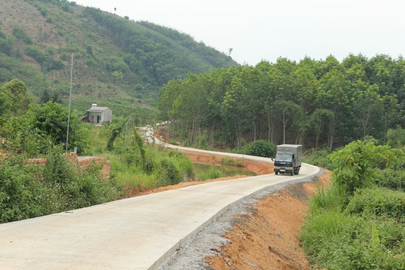 Nhiều khu vực vùng sâu, vùng xa ở trên địa bàn tỉnh Đắk Nông đã được đầu tư nâng cấp hạ tầng. Ảnh: Phan Tuấn