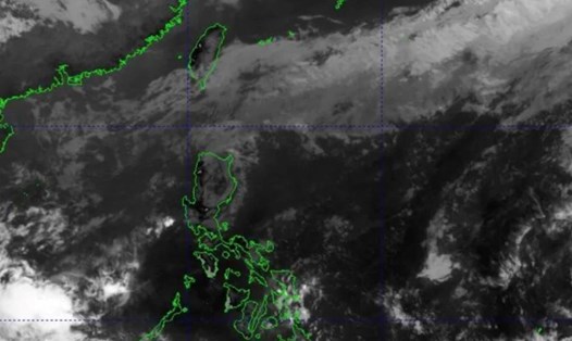 Ảnh vệ tinh thời tiết ở Philippines hồi 11h ngày 8.12.2023. Ảnh: PASAGA