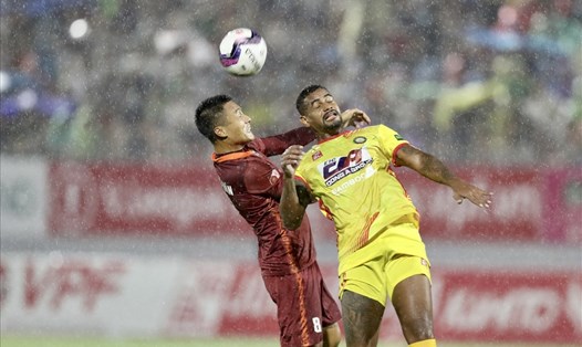 Bình Định - Thanh Hoá tạo nên cặp đấu hấp dẫn tại vòng 5 V.League 2023-2024. Ảnh: VPF