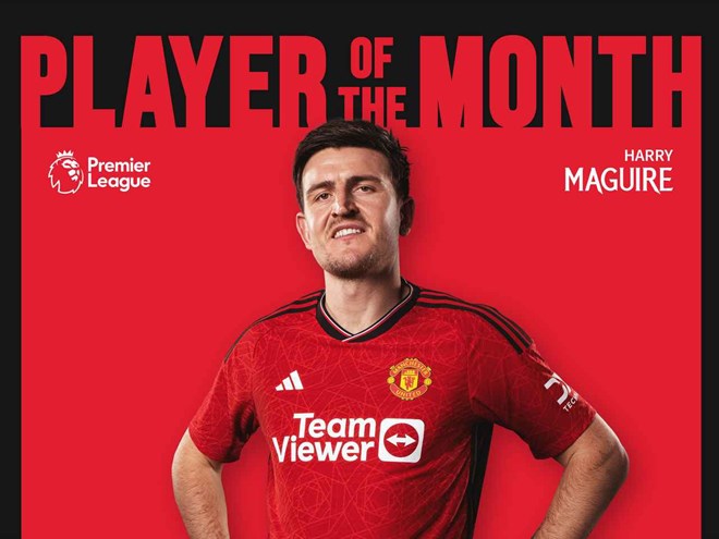 Harry Maguire đã trở thành cầu thủ hay nhất tháng 11 Premier League ra sao?