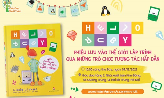 Bộ sách "Hello Ruby" do nhà xuất bản Kim Đồng phát hành và giới thiệu thiệu đến độc giả nhí Việt Nam. Ảnh: NXB