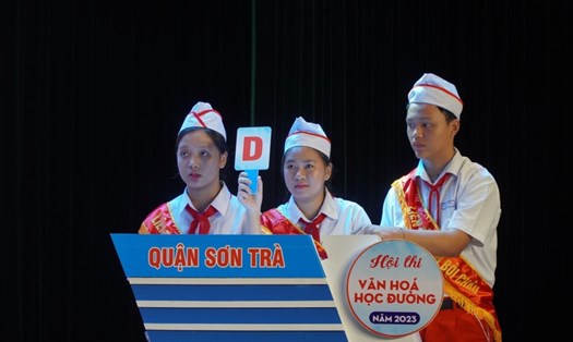 Các đội thi đến từ 7 quận, huyện của TP Đà Nẵng. Ảnh: Phương Trinh