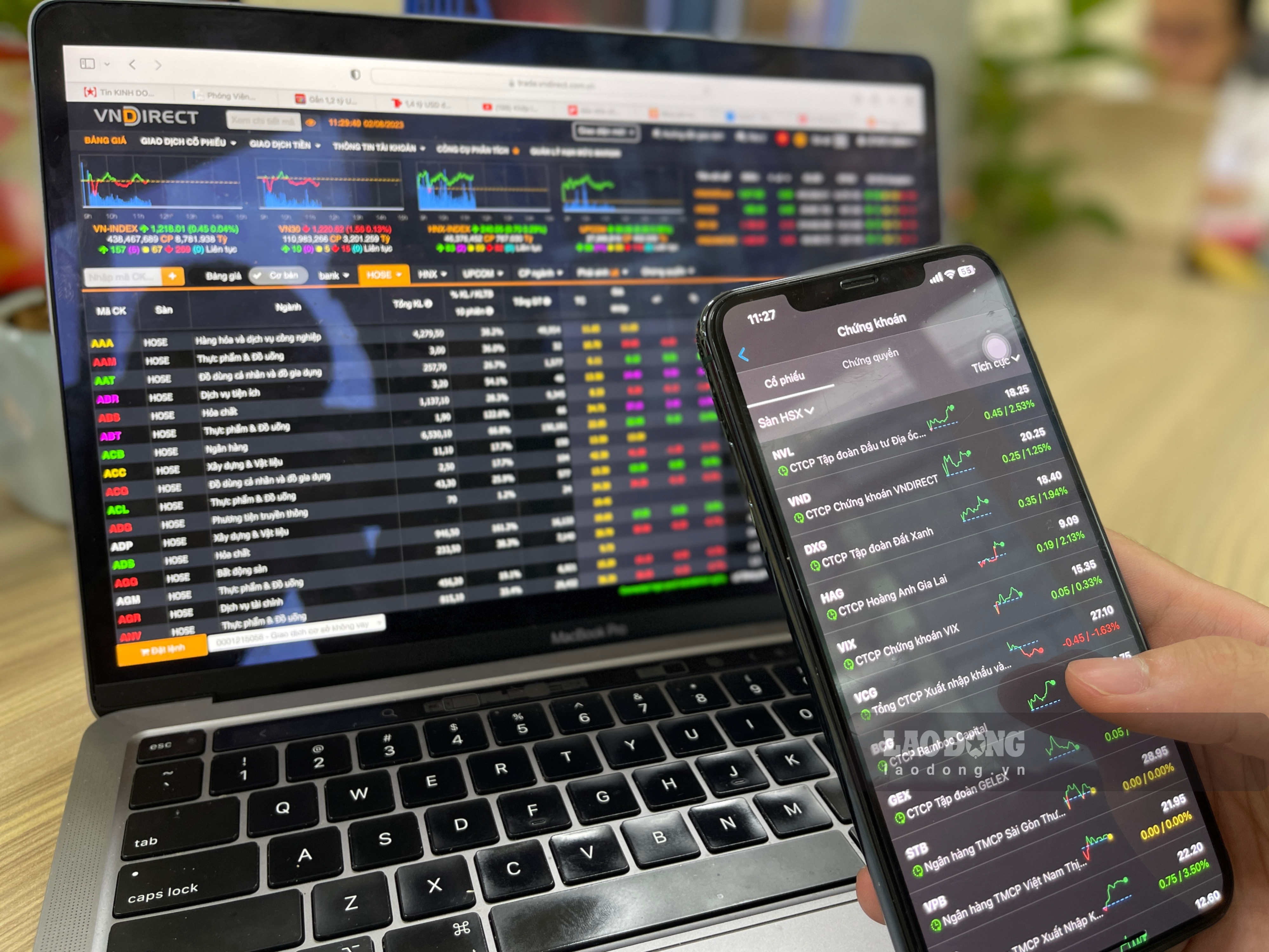 Xu hướng trung hạn của chỉ số VN-Index là tìm điểm cân bằng tích lũy trở lại. Ảnh: Đức Mạnh 