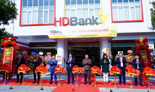 Ngày 10.2.2023, HDBank mở mới chi nhánh tại Lai Châu. Nguồn: HDBank