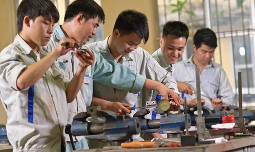Học viên thực hành trong các cơ sở giáo dục nghề nghiệp. Ảnh: Hải Nguyễn