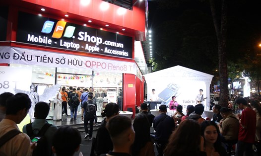 FPT Shop chính thức mở bán Oppo Reno8 T Series sớm nhất Việt Nam ngay trước dịp Lễ tình nhân 14.2. Ảnh: Phạm Phương