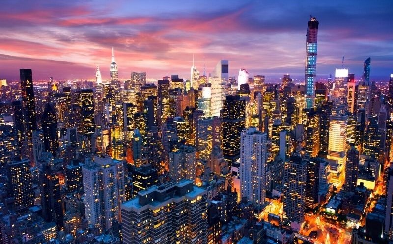 New York hoa lệ và sôi động về đêm
