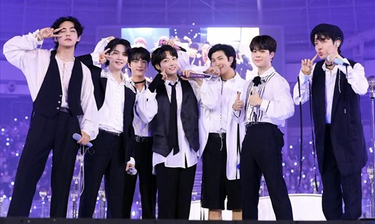 BTS chiến thắng 2 cúp Daesang của Hanteo Music Awards 2022. Ảnh: BigHit Music