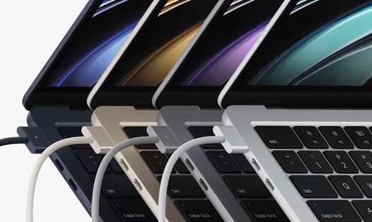 MacBook Air vừa được thiết kế lại với phiên bản chip M2 mới. Ảnh: Apple
