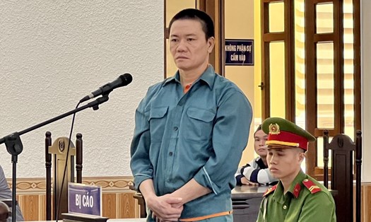 Bị cáo Trần Hữu Lan tại toà. Ảnh: Phạm Duy