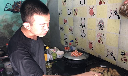 Công nhân thuê trọ tại xã Kim Chung, huyện Đông Anh, Hà Nội. Ảnh minh hoạ: Bảo Hân