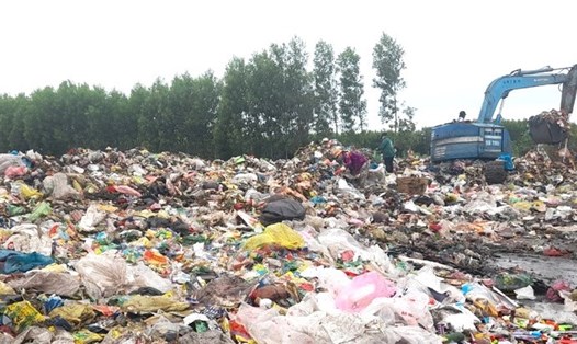 Nhà máy xử lý rác thành phố Cà Mau chính thức thu gom, xử lý rác trở lại từ 15.2. Ảnh: Nhật Hồ