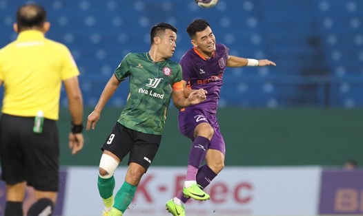 Gặp đội TPHCM là cơ hội để tiền đạo Tiến Linh của Bình Dương ghi bàn đầu tiên ở V.League 2023. Ảnh: Thanh Vũ