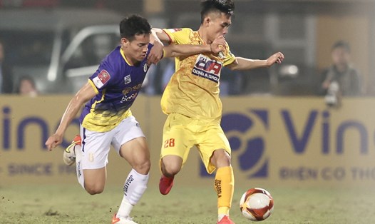 Hà Nội và Thanh Hoá hoà 0-0 tại vòng 4 V.League 2023. Ảnh: Minh Dân