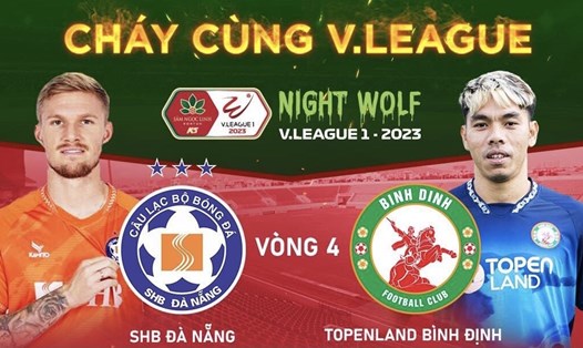 Đà Nẵng và Bình Định chạm trán nhau tại vòng 4 V.League 2023. Ảnh: FPT Play